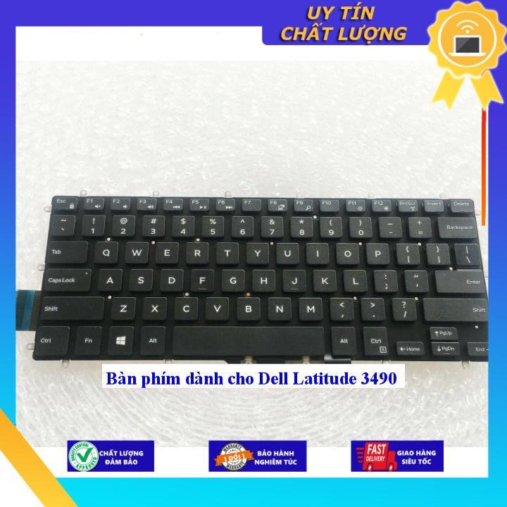 Bàn phím dùng cho Dell Latitude 3490  - Hàng Nhập Khẩu
