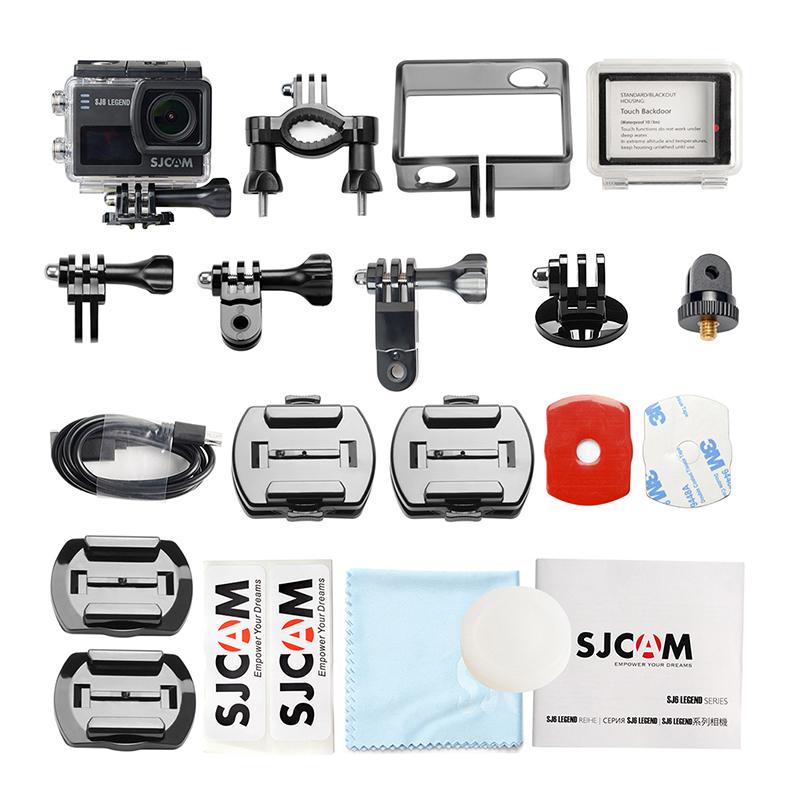 SJCAM SJ6 Legend Gyro Action Mũ bảo hiểm Camera thể thao DV Chống nước 4K NTK96660 2.0" Màn hình cảm ứng Đầu ghi video thể thao