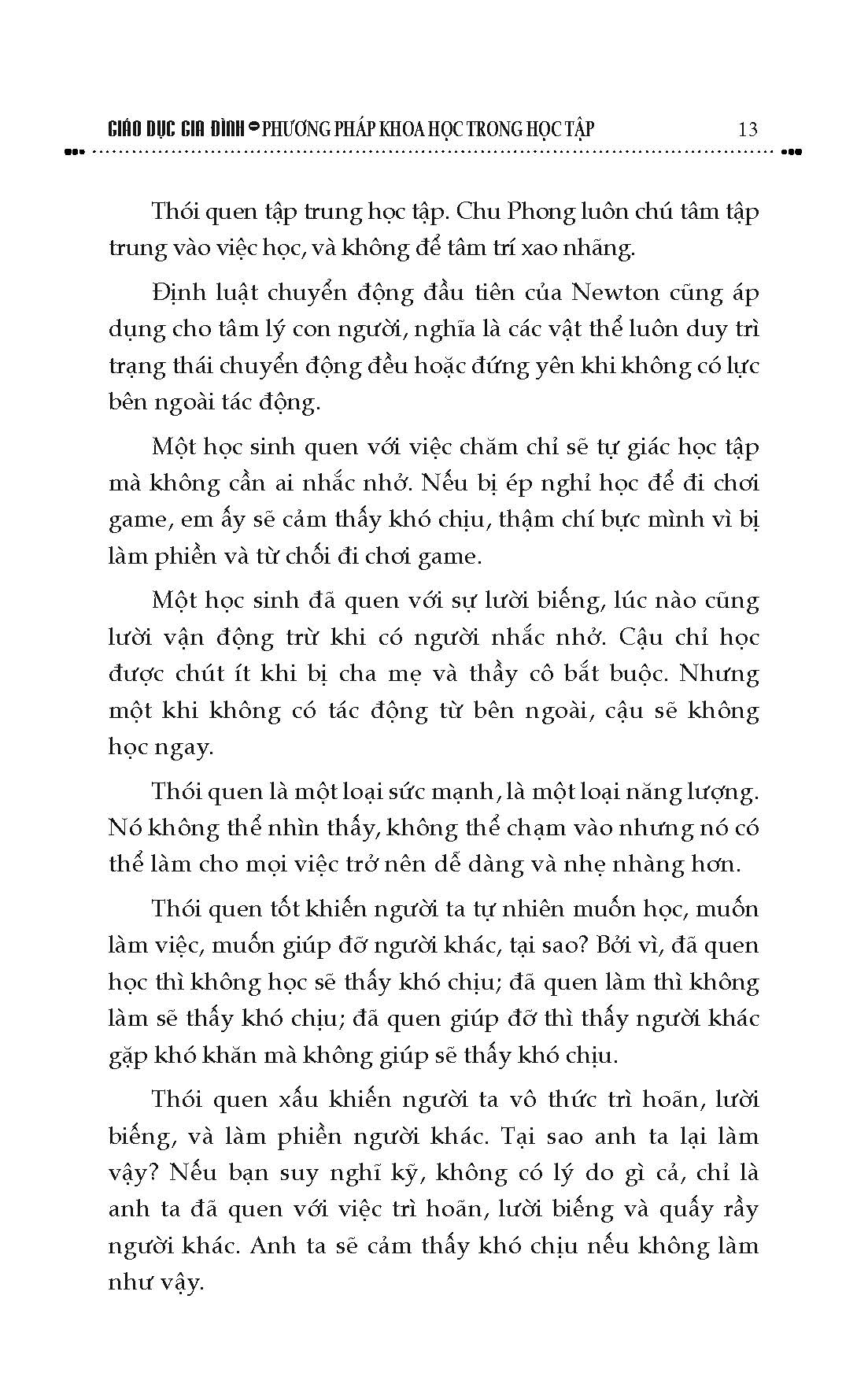 Giáo Dục Gia Đình - Phương Pháp Khoa Học Trong Học Tập