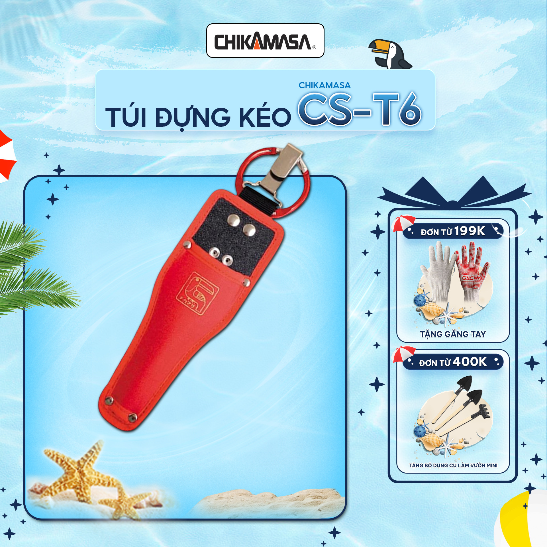 Vỏ đựng kéo cắt cao cấp Nhật Bản Chikama
