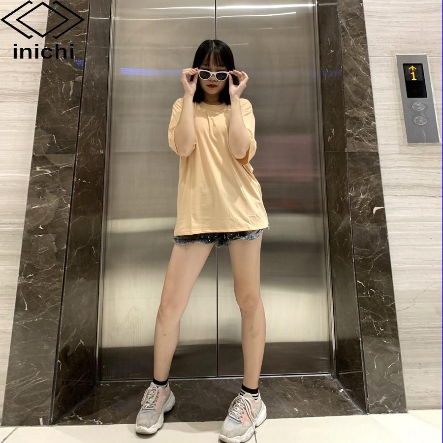 Áo thun unisex INICHI tay lỡ form rộng HOT TREND in hình dưa hấu - IC640