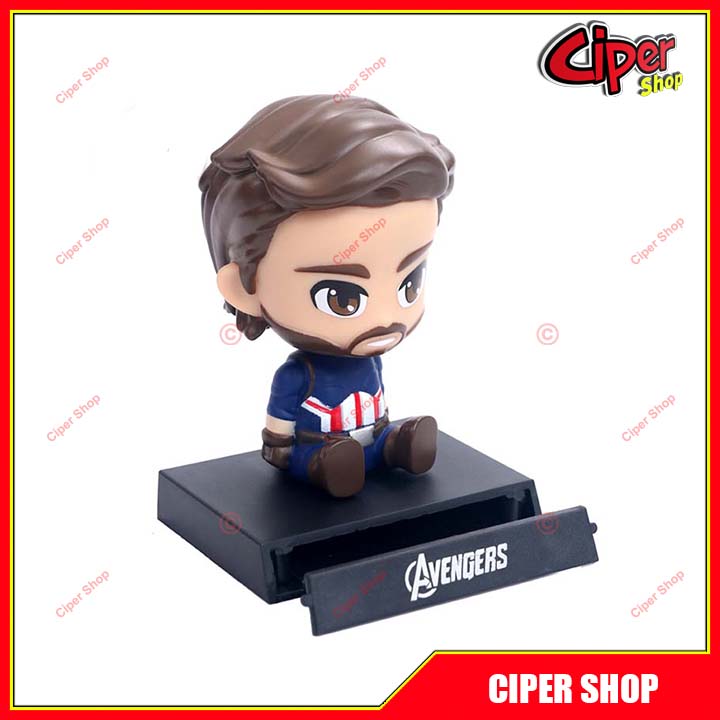 Mô hình Captain America Lắc Đầu - Mẫu 2 - Mô hình lắc đầu