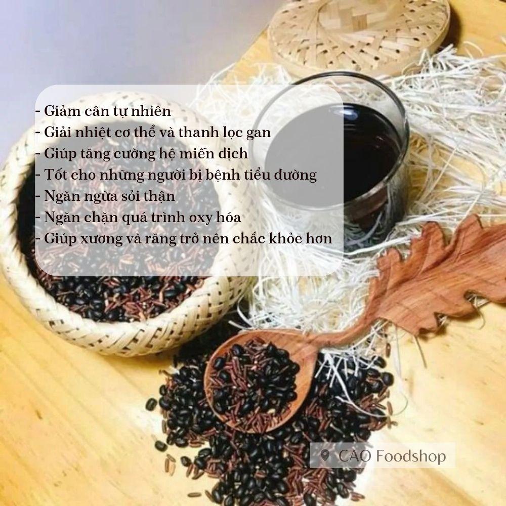 Trà đậu đen gạo lứt Đaklak CAO FOOD từ đậu dân trồng 100% sạch tự nhiên, giúp đẹp da, đẹp tóc, tốt cho sức khỏ