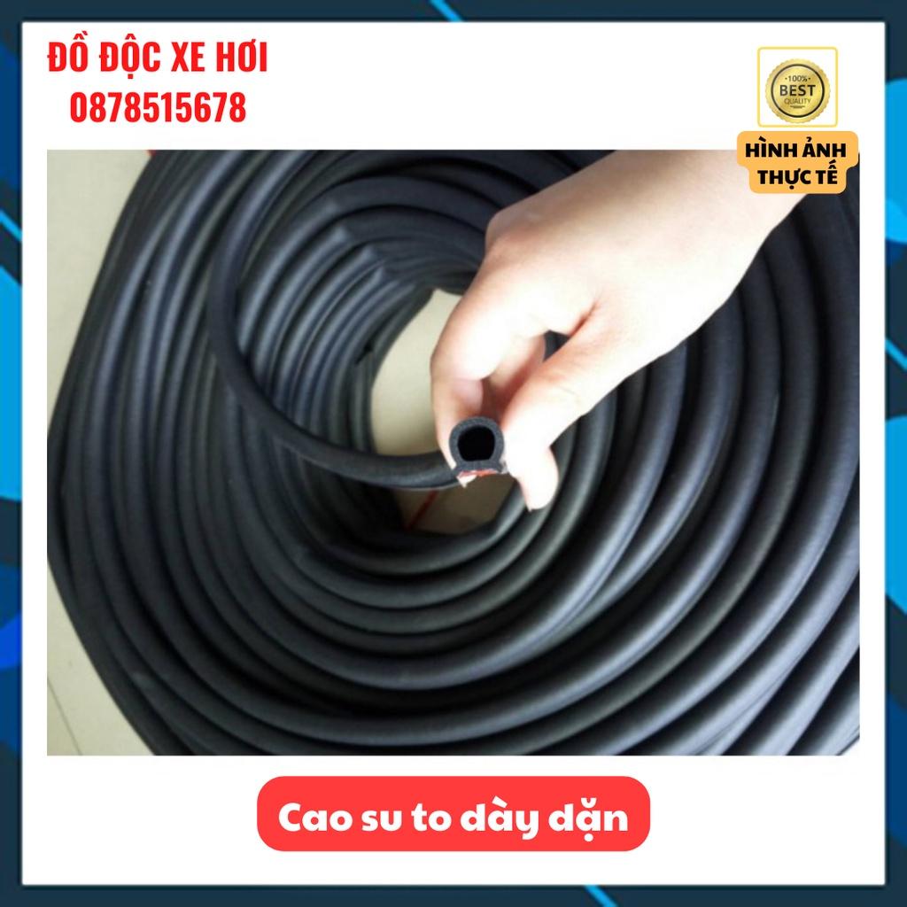 Gioăng, Ron cao su chống ồn ô tô chữ D loại to15x 15mm - chống ồn, chống bụi, cách nhiệt