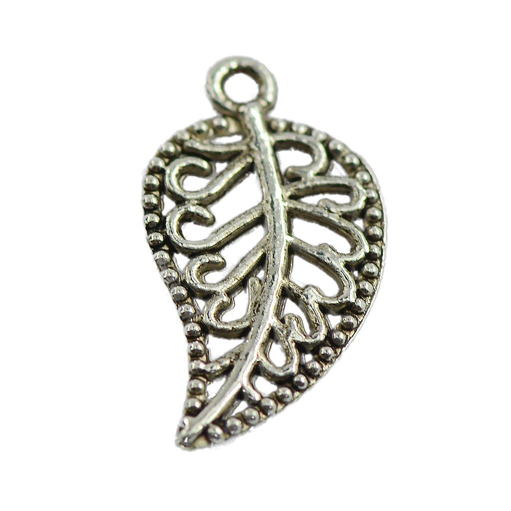 20pcs Dream Catcher Connectors Findings + 100pcs Tibetan Silver Leaf Charms Pendant