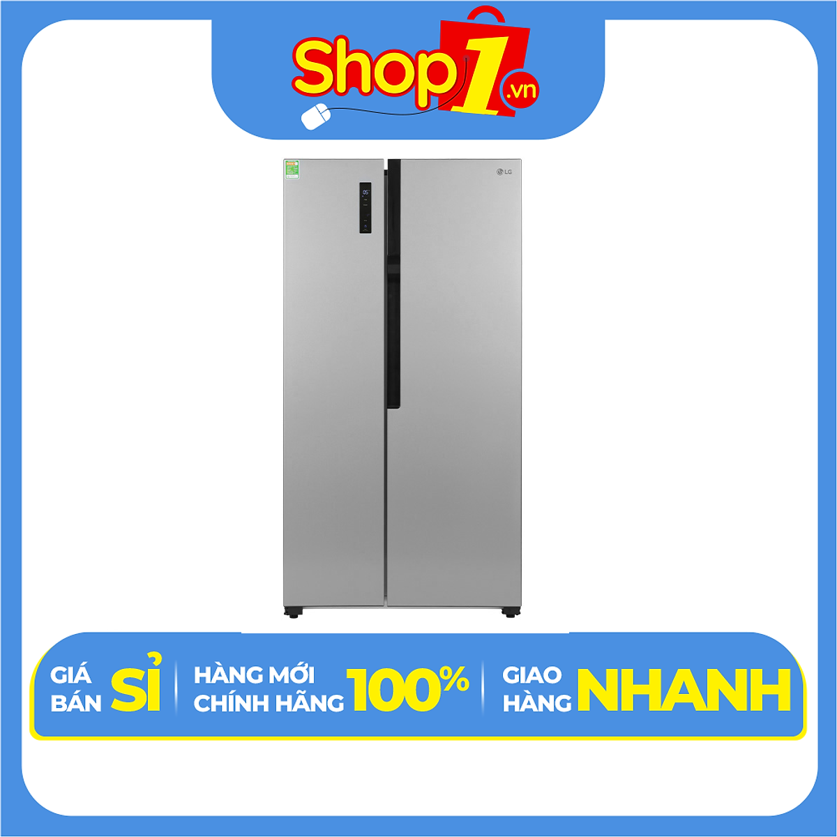 Tủ lạnh LG Inverter 519 lít GR-B256JDS - Hàng Chính Hãng - Chỉ Giao Hà Nội