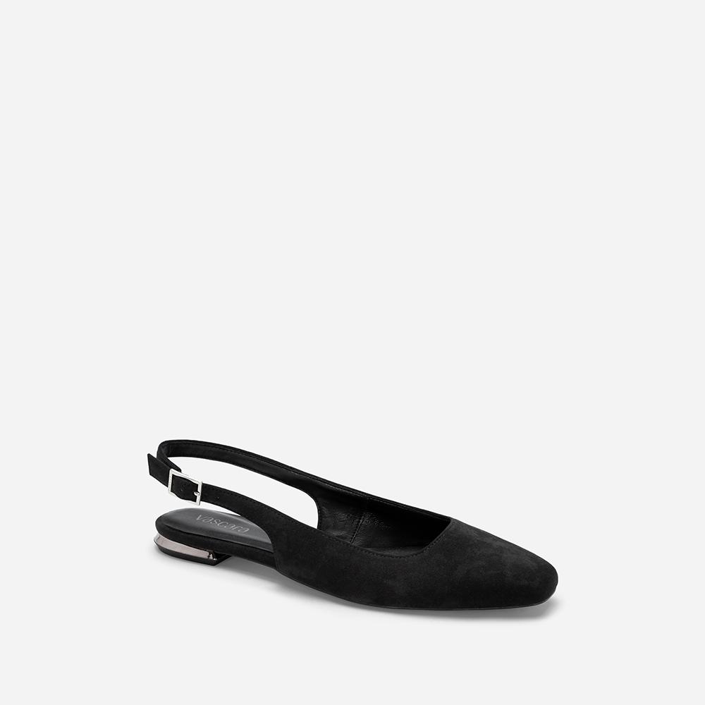 Vasscara Giày Slingback Microfiber Nhấn Gót Si - BMN 0572