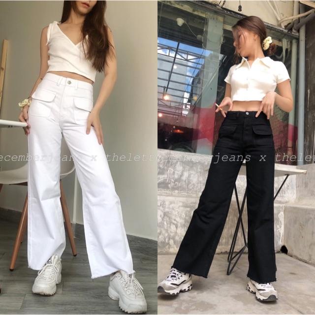 Quần jeans Culottes 2 Túi Nổi 20decemberjeans_910