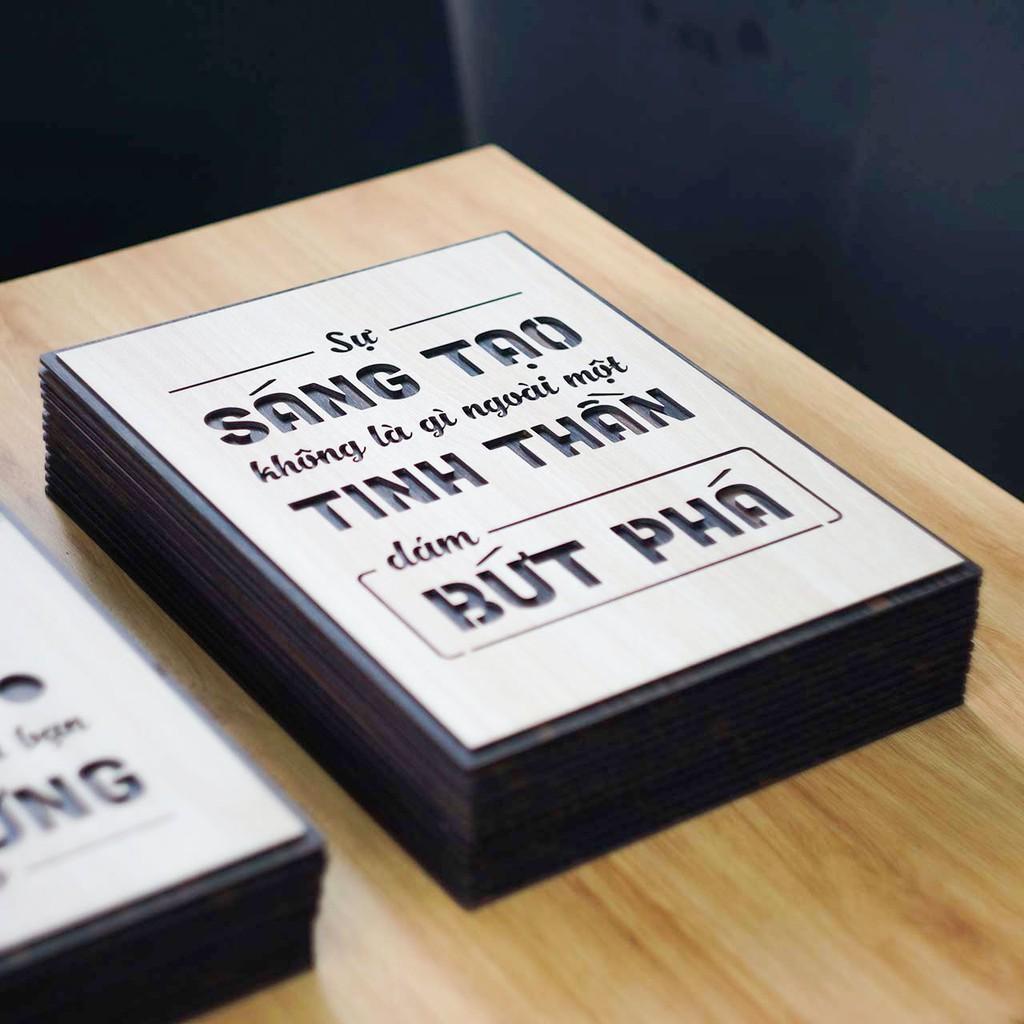 Tranh động lực TBIG110: Sự sáng tạo không là gì ngoài một tinh thần dám bứt phá