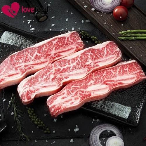 Chỉ Giao Hcm - Sườn Bò Mỹ Có Xương - Us Beef Short Rib Bone In - 500Gram