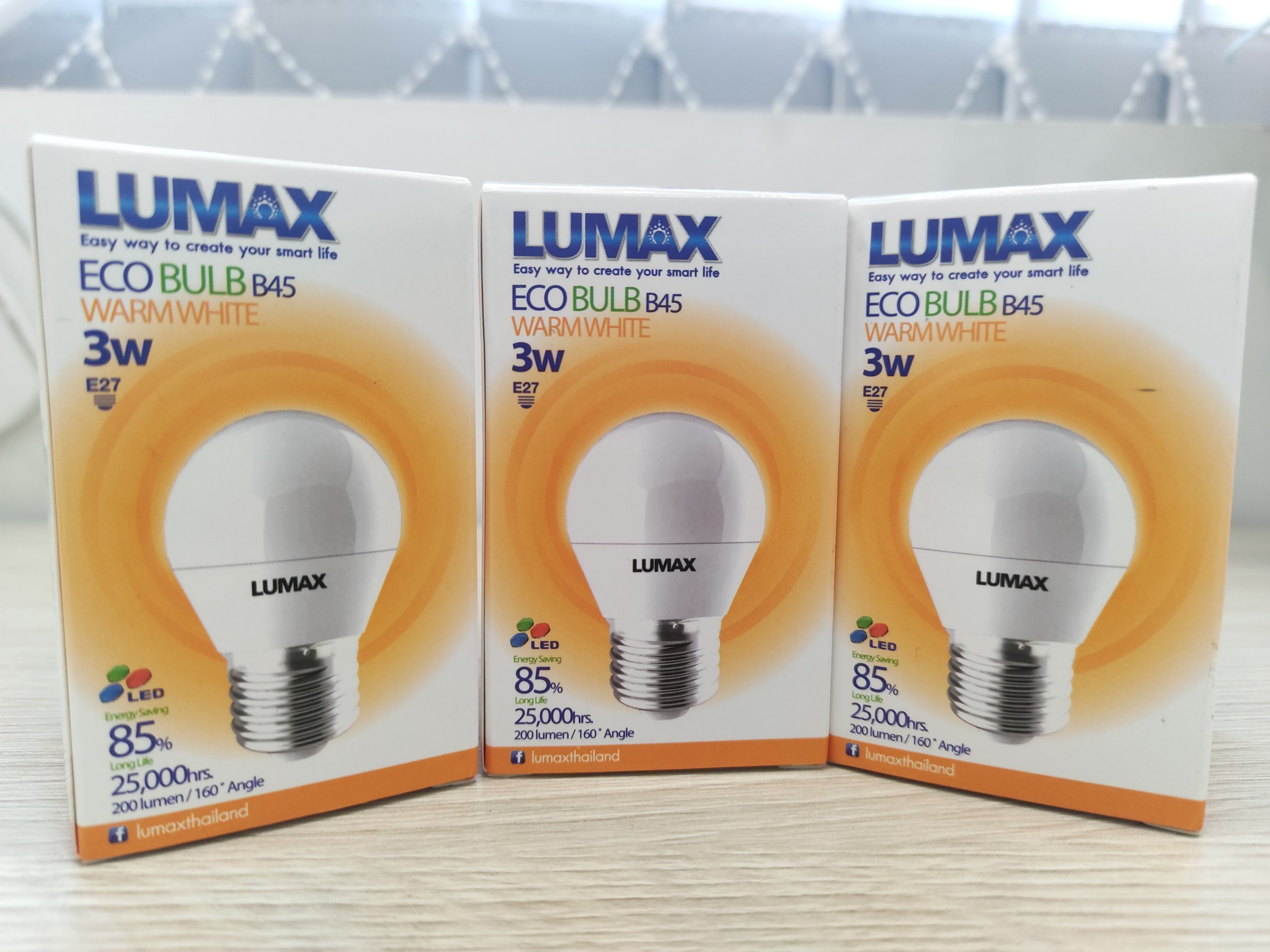 BÓNG ĐÈN LUMAX#ECOBULB B45-200LM/830/3W/E27 - Hàng chính hãng