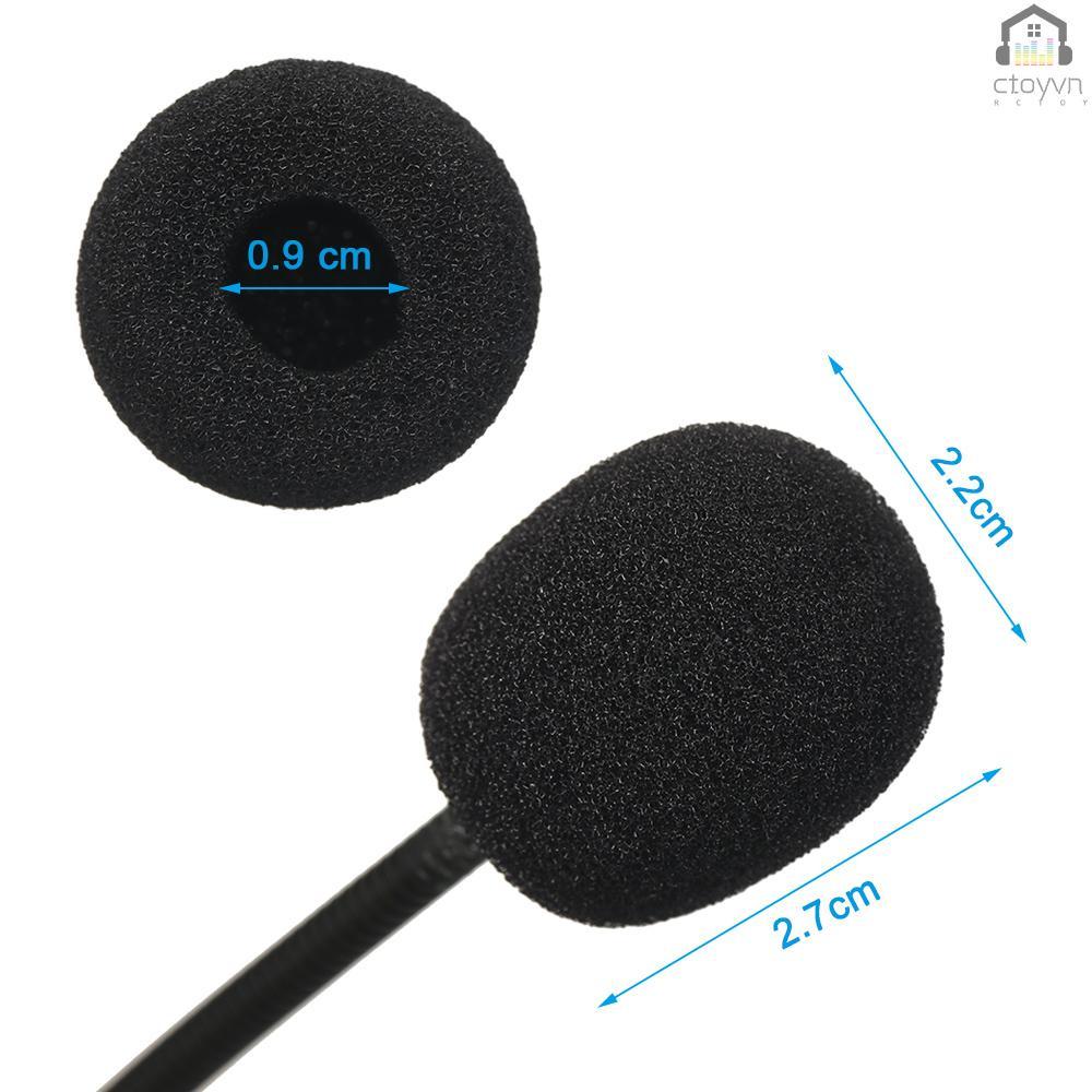 Set 20 vỏ xốp bọc đầu micro chống gió thay thế