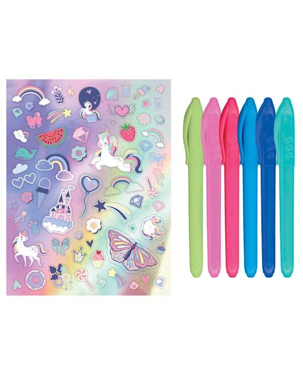 Kaleidoscope Colouring Kit Rainbow Unicorns