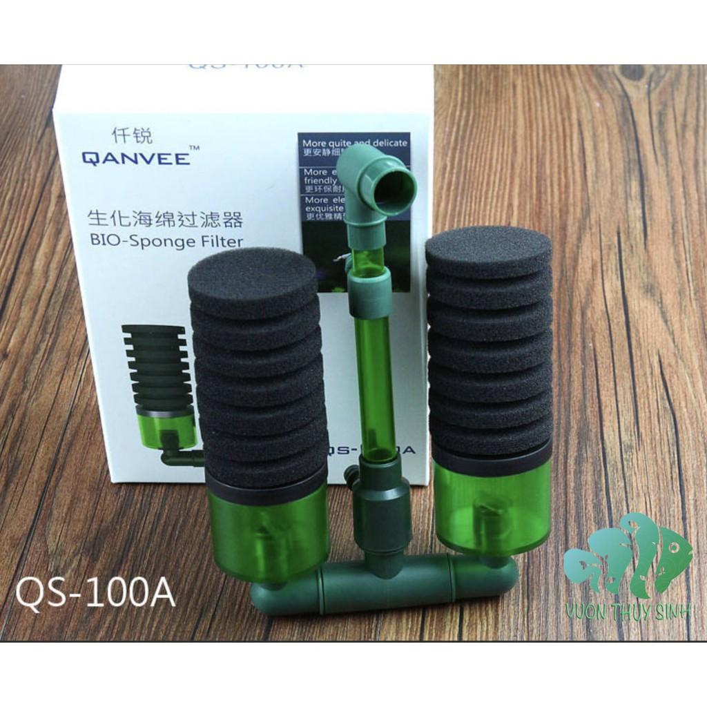 Lọc vi sinh QS100A, QS200A có khoang chứa vật liệu lọc