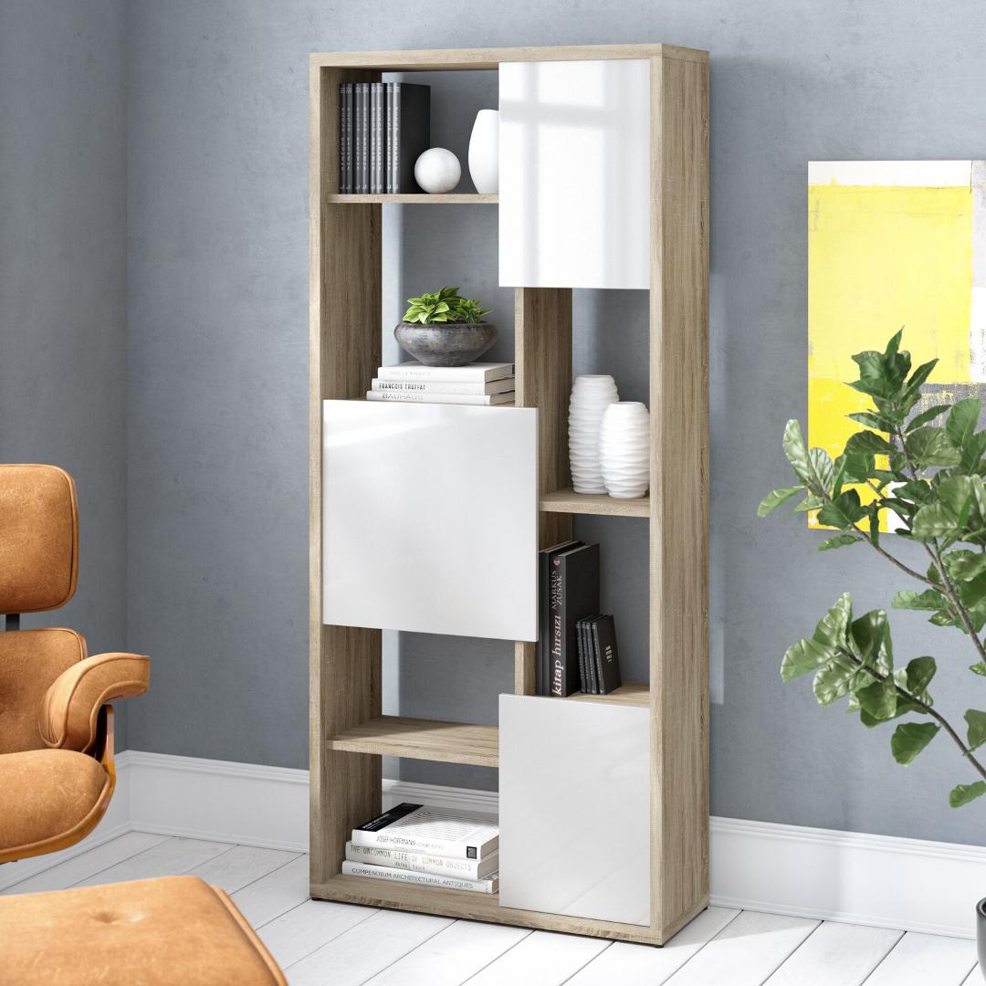Tủ đựng sách tại nhà phong cách hiện đại SMLIFE Barack
