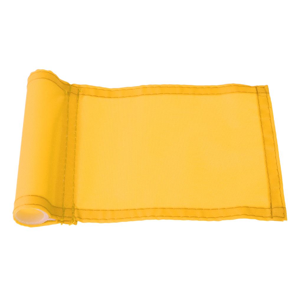 2xPuttingGreen Golf Solid Flag Golf Backyard Practicing Target Aids Yellow