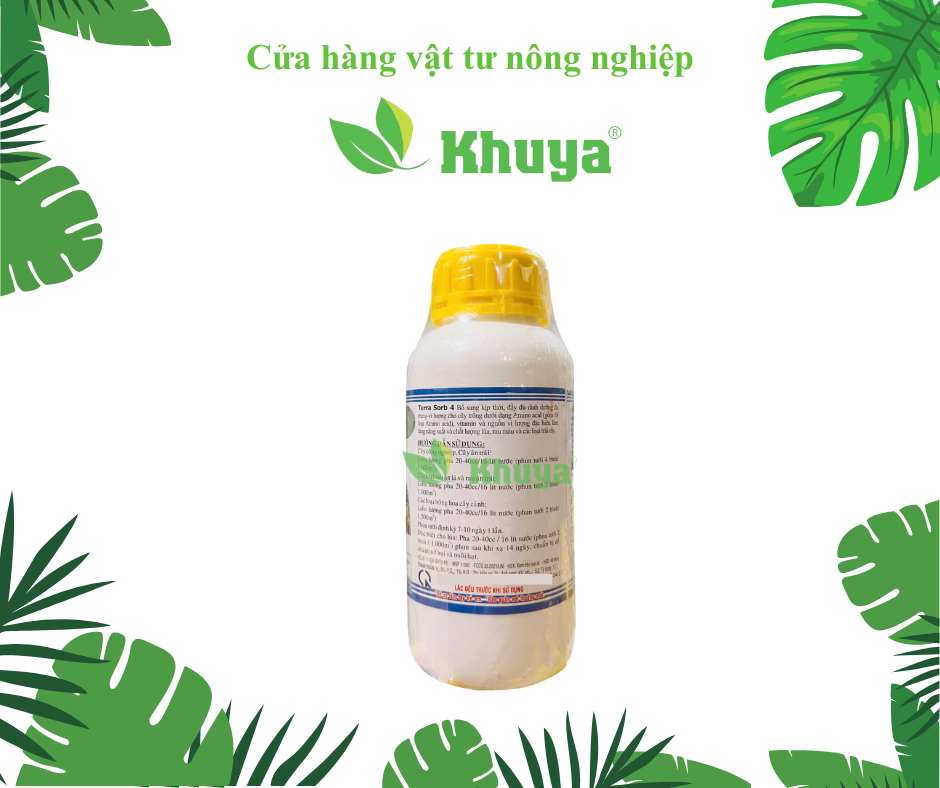 Phân bón lá Growmore Terra Sorb 4 Root Siêu Ra Rễ chai 500ml