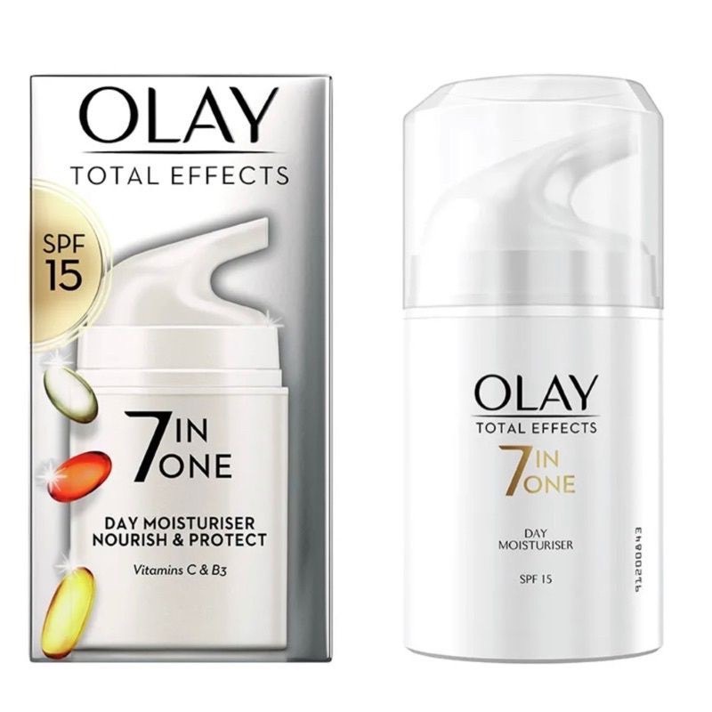 Kem Dưỡng Ban Ngày Chống Lại 7 Dấu Hiệu Lão Hóa Olay Total Effects 7 in 1 Day Moisturiser SPF 15 50ml