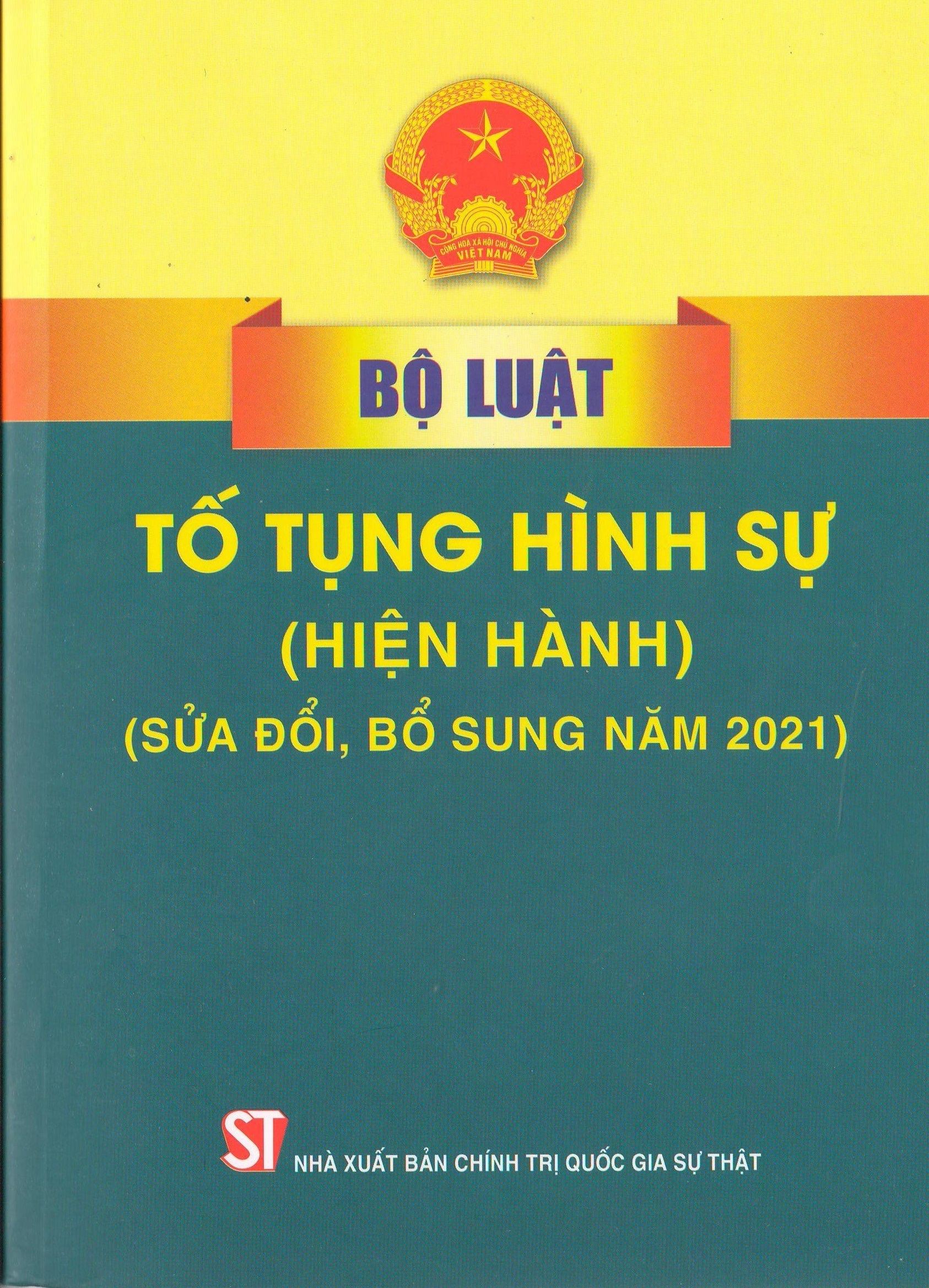 Bộ Luật Tố Tụng Hình Sự
