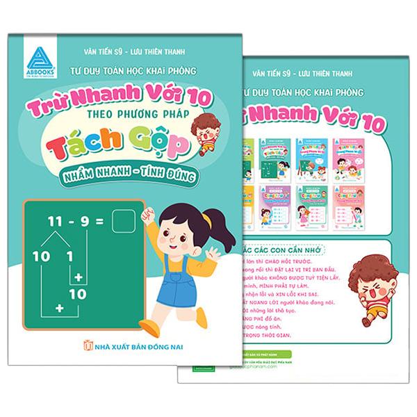 Sách - Tư Duy Toán Học Khai Phóng - Nhẩm Nhanh Tính Đúng - Trừ Nhanh Với 10 Theo Phương Pháp Tách Gộp
