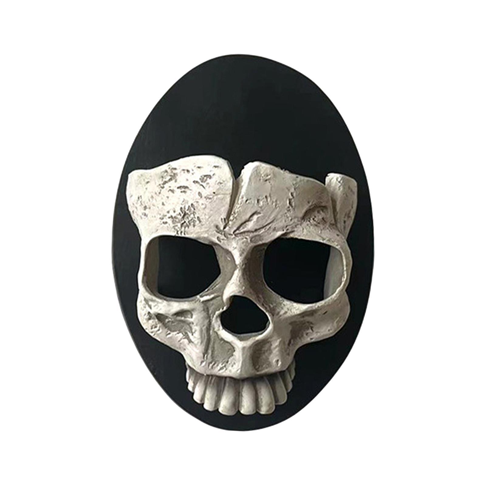 Halloween Skull Head Candle Holder Exquisite for Haunted House Holiday Party