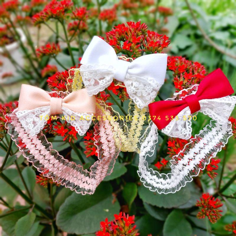 Băng đô Handmade cho bé gái, mẹ Tôm