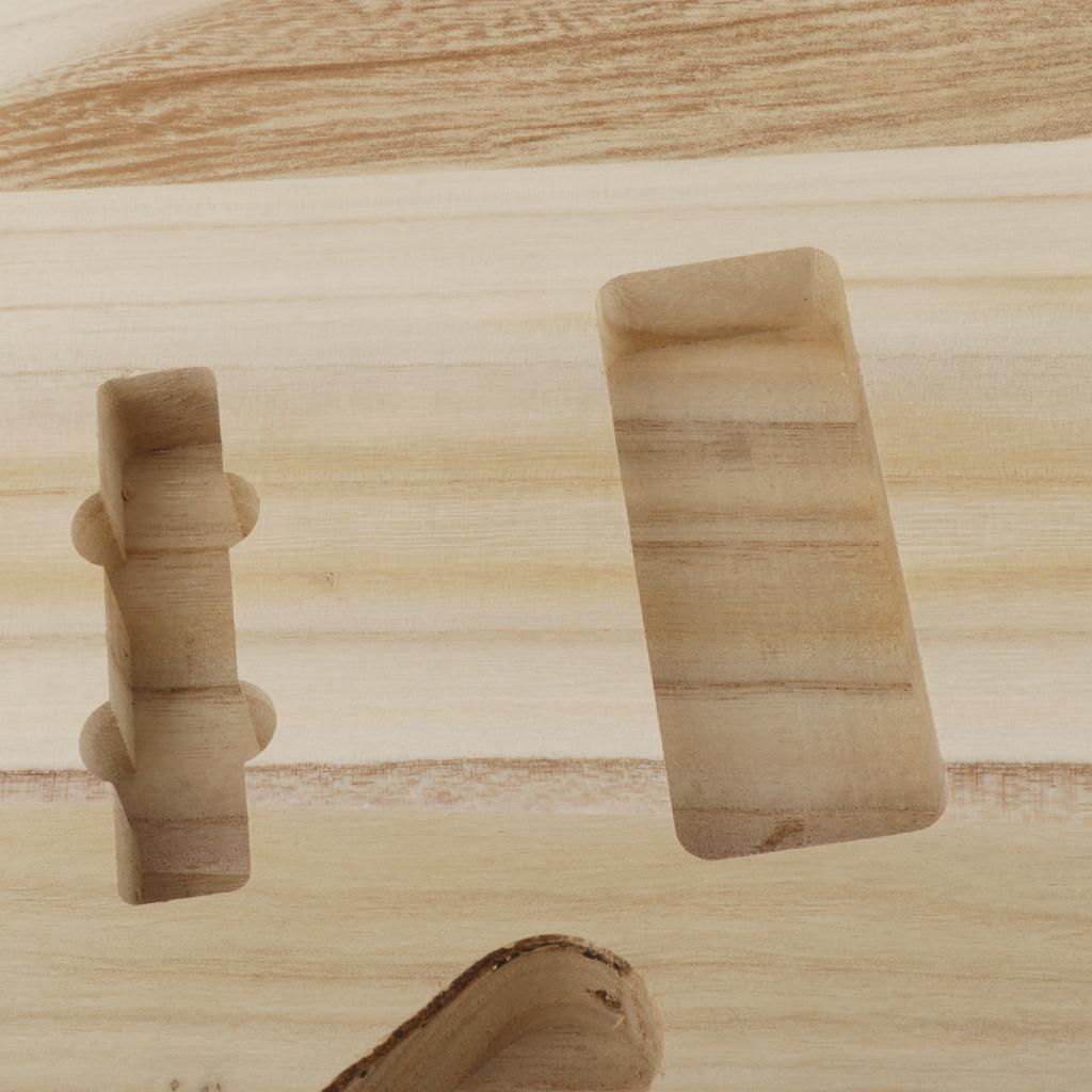 Durable Wooden Guitar Unfinished Body for JB Bass Guitar DIY Parts Accs