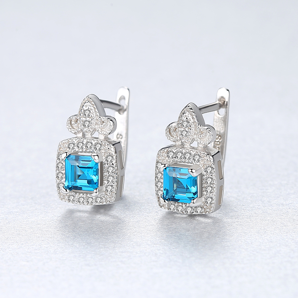 Bộ Trang Sức Bạc Cho Nữ Đính Đá Cao Cấp 3 món - BDM2305 - Bảo Ngọc Jewelry