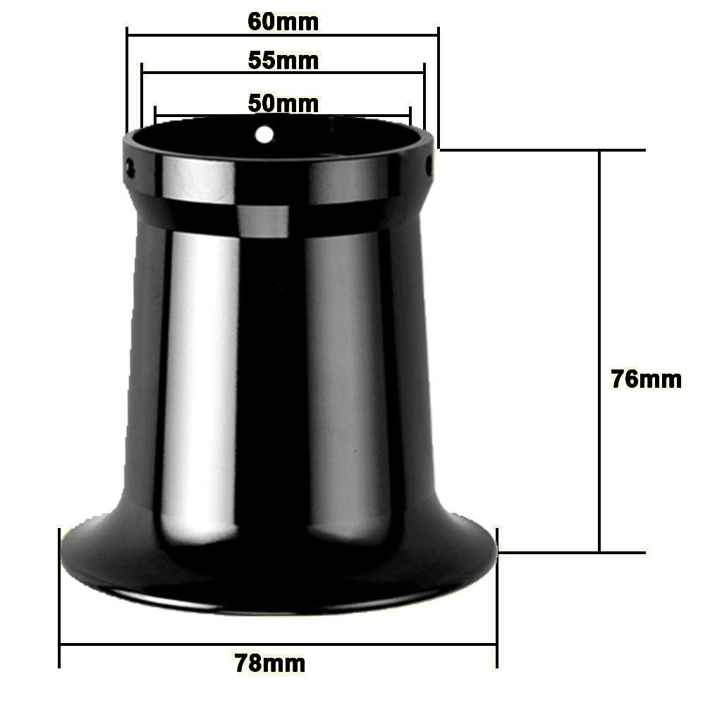 50mm Carburetor Air Filter Cup, Horn Speed Stacking Funnel, Air Inlet Air Collecting Cup Horn Cup Wind Air Filter Cup, Replace Accessories Aluminum