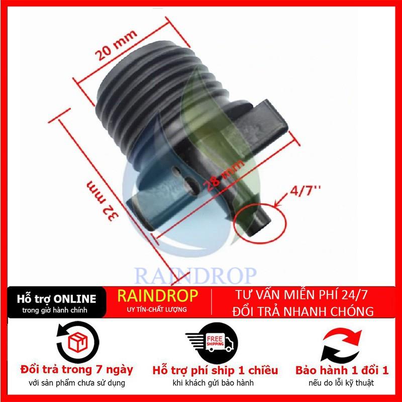 Nối chuyển ren ngoài 21 ra ống 6mm, 8mm