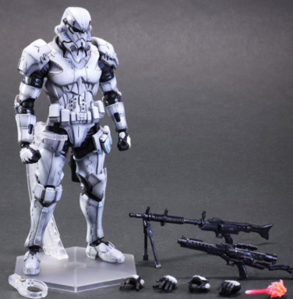 Mô Hình Khớp PA Star Wars White Soldier Stormtrooper 27cm