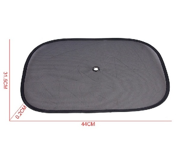 Bộ 4 tấm màn che nắng tròn lưới gấp gọn cho cửa sổ ô tô Gấp gọn-Giao họa tiết ngẫu nhiên