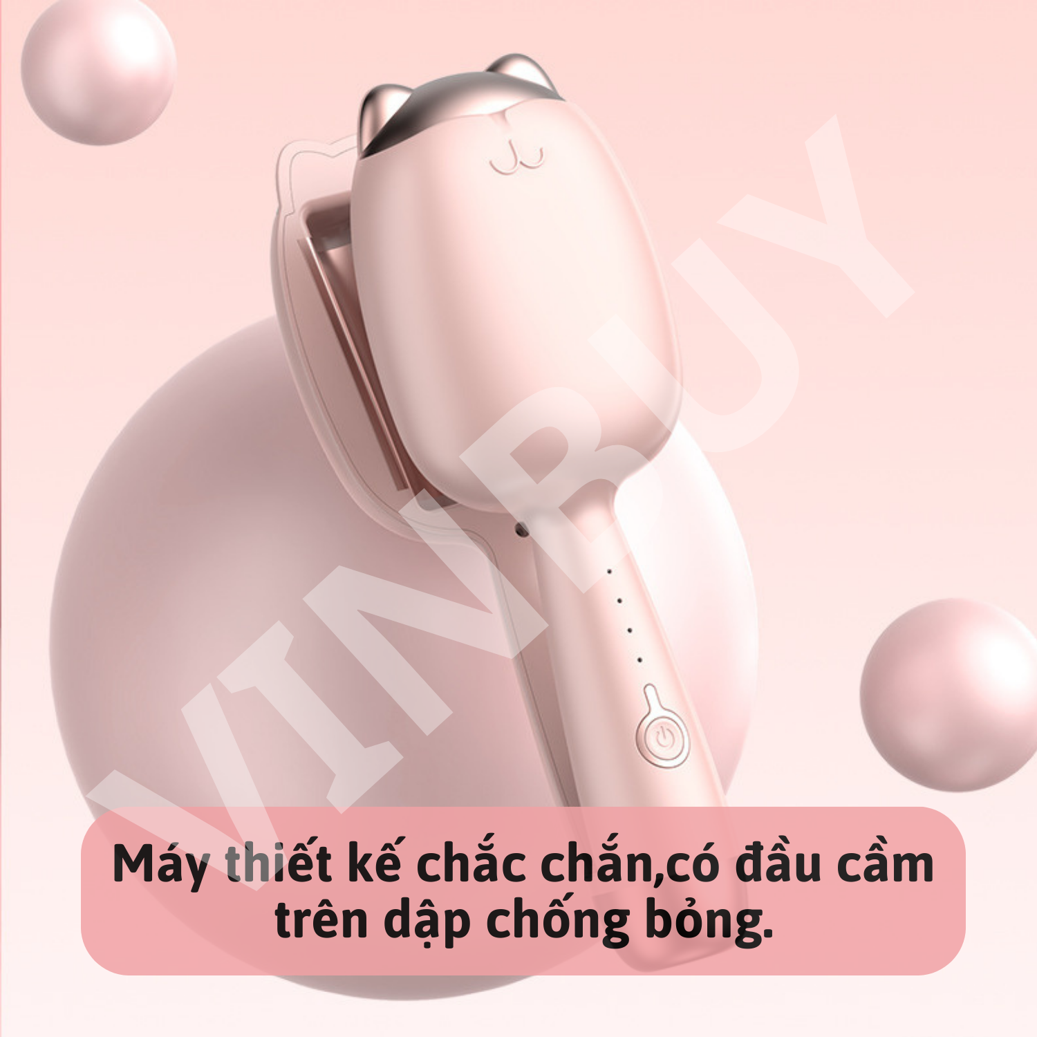 Máy Uốn Tóc Tai Mèo Đường Kính Uốn 32mm, Làm Tóc Tiện Lợi Nhanh Chóng, Dễ Dàng Thay Đổi Phong Cách - Hàng Chính Hãng