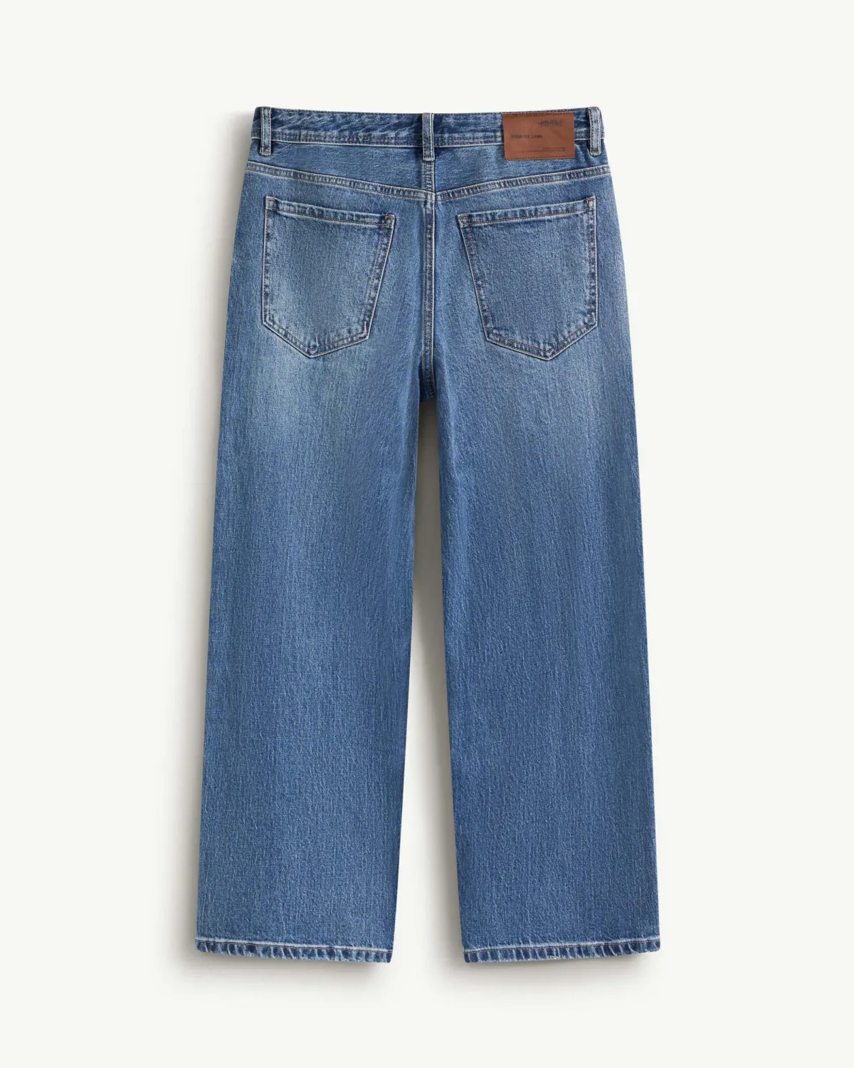 Quần jean / Quần denim nam màu xanh ống suông . Form Straight cropped - ROUTINE 10F24DPA043 | LASTORE MENSWEAR