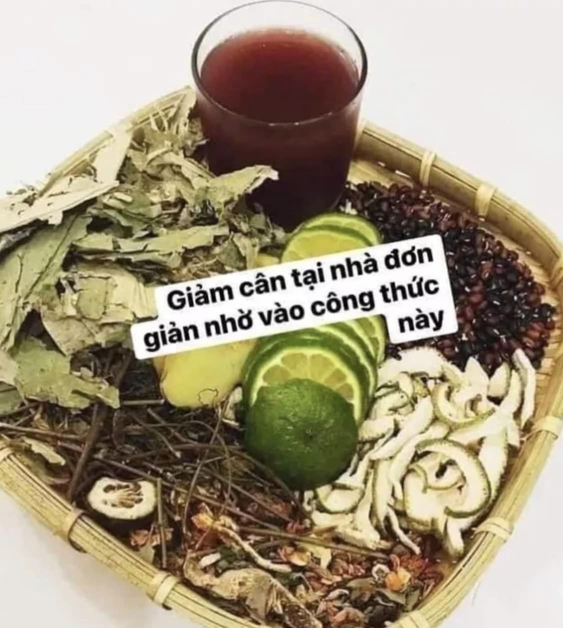 Trà lá nam giảm cân 10 vị