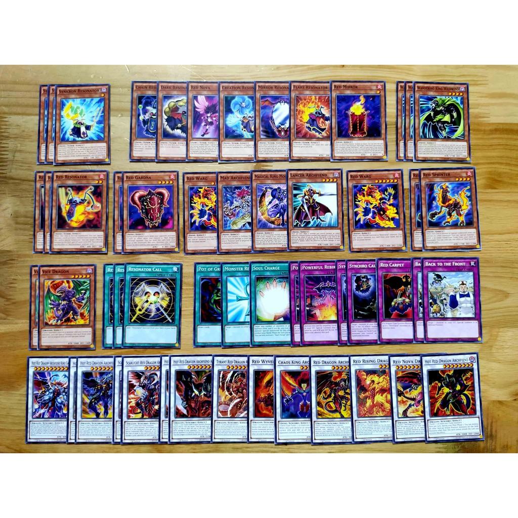 Bộ Bài Yugioh in - 54 lá Deck Jack Atlas