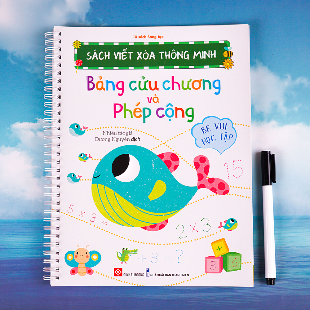 Sách Viết Xóa Thông Minh - Bảng Cửu Chương Và Phép Cộng
