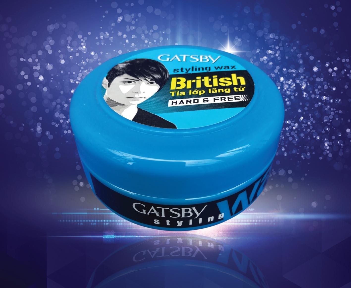 Wax Tóc Gatsby Hard &amp; Free_Xanh 25g