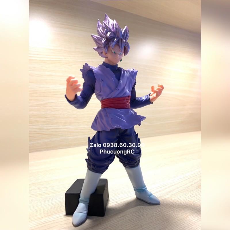 Mô Hình Dragon Ball - Super Saiyan Black Goku Pink nét chi tiết mặt đẹp sơn đậm chuẩn hình