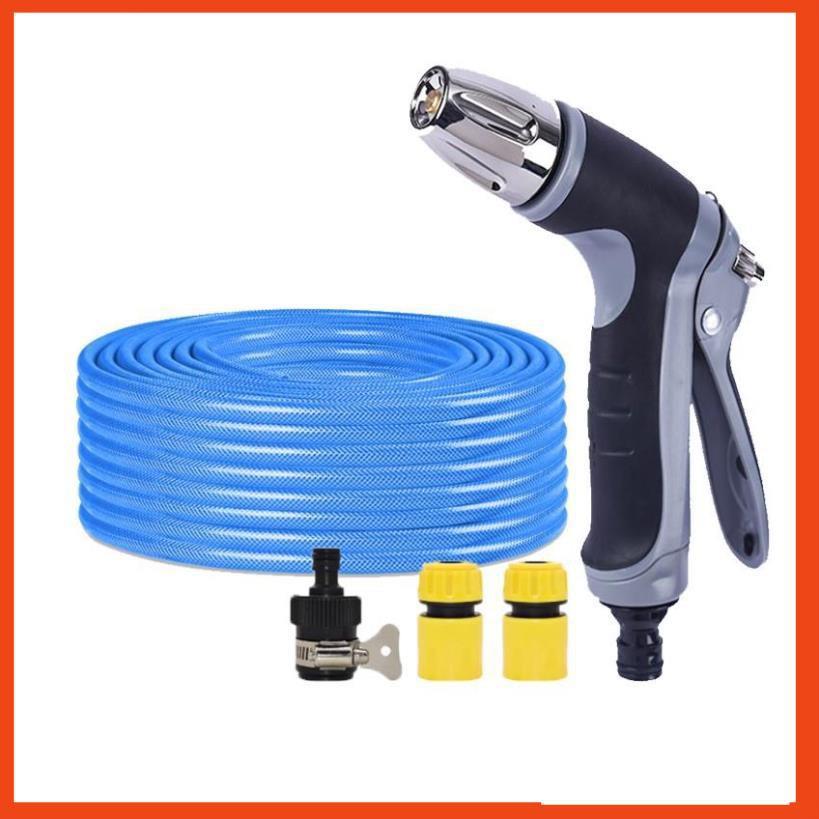 Bộ dây và vòi xịt rửa xe tưới cây tăng áp 7-10m  206817
