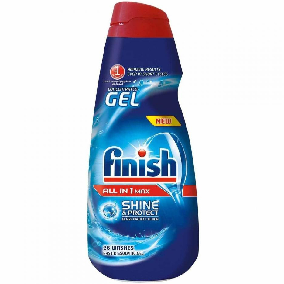 Gel rửa bát Finish All in 1 max Shine &amp; Protect Dishwasher Gels 650ml QT2824