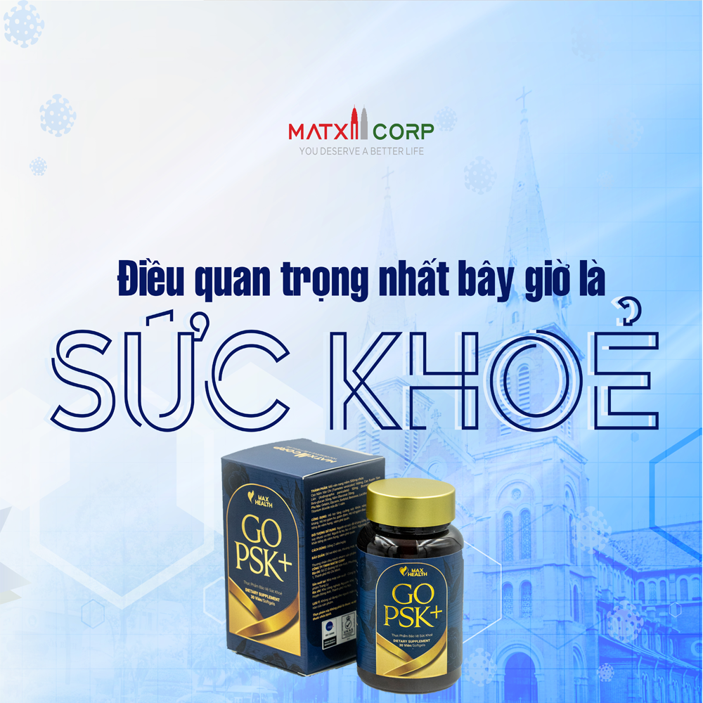 Viên Uống Hỗ Trợ Tăng Cường Sức Đề Kháng GO PSK+ Max Health