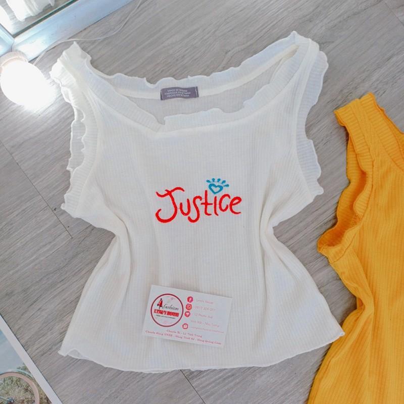 Áo Croptop Ba Lỗ Justice Siêu Yêu LH55