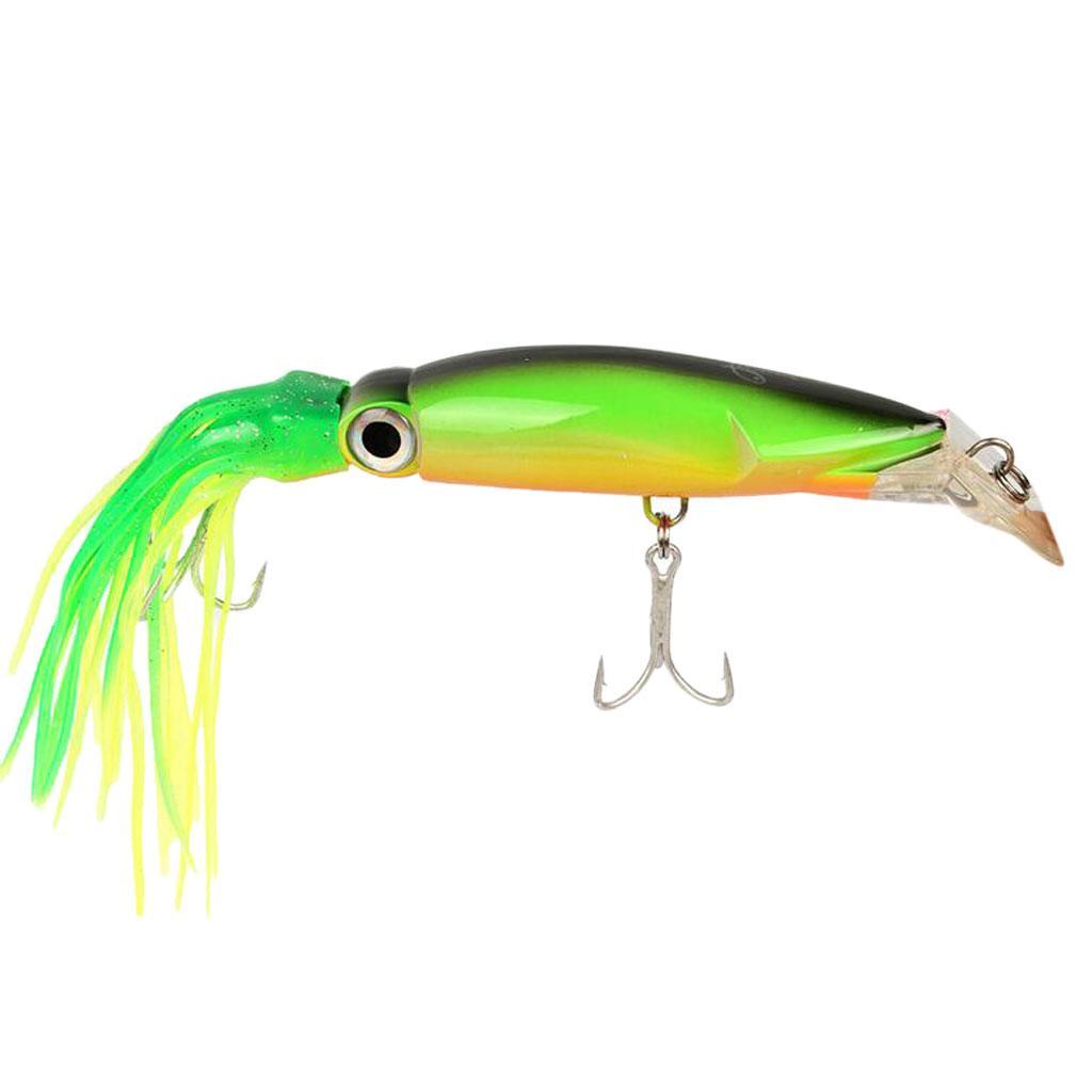 2Pc Squid Skirt Trolling Bait Hardbody Fishing Lure Tuna Marlin Kingfish Freshwater Saltwater Lure