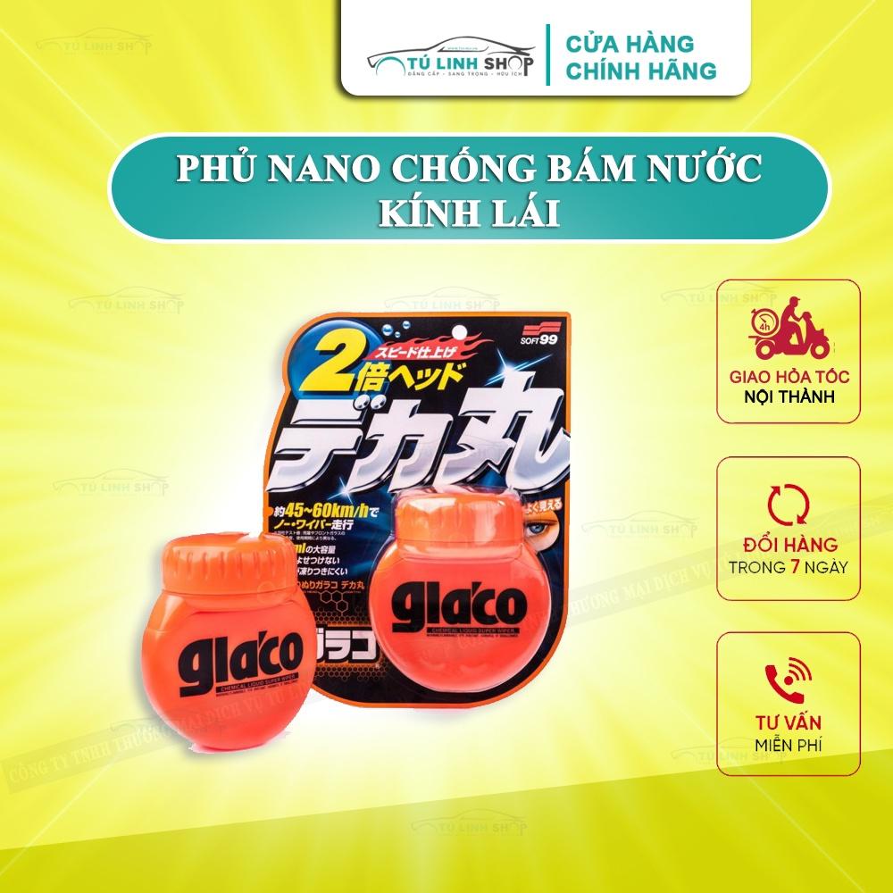 Phủ Nano kính Glaco Roll On Large - Soft99 ( Phủ Nano từ 1 đến 3 tháng )