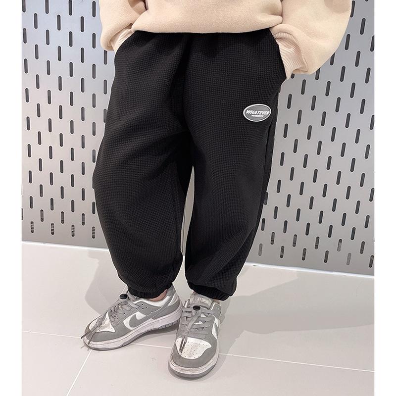 QT7 Size90-150 (9-35kg) Quần dài bé trai bé gái (Quần thun thể thao bomber, co giãn XILIBA) Quần áo trẻ em