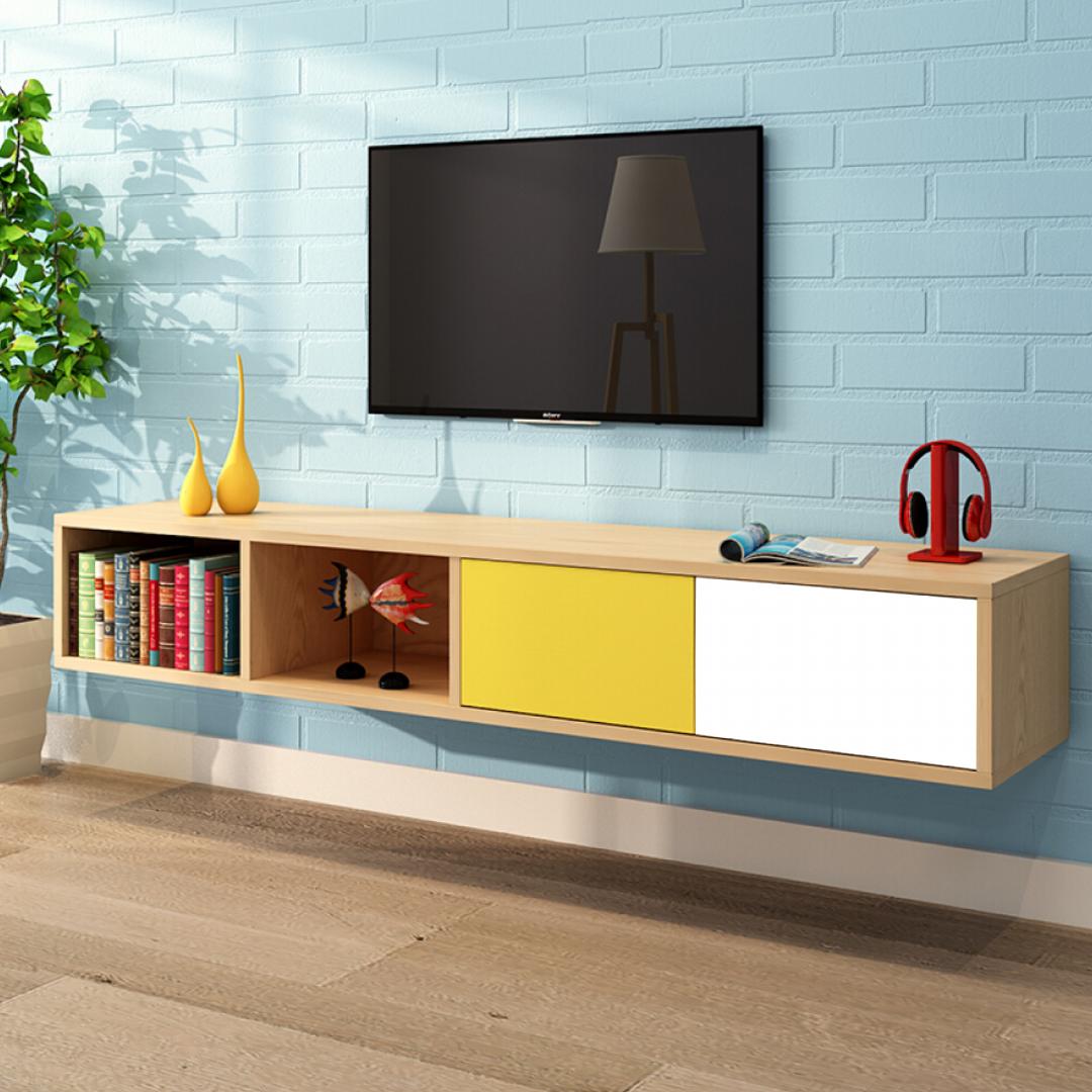 Kệ Tivi gỗ hiện đại SMLIFE Tamzin | Gỗ MDF dày 17mm chống ẩm | D160xR25xC25cm