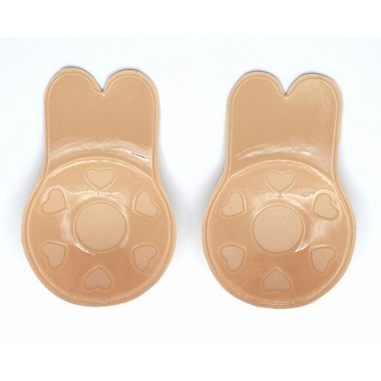 Miếng Dán Nâng Ngực Silicon Hình Tai Thỏ sz Đại 11cm sz vừa 9cm- PK102