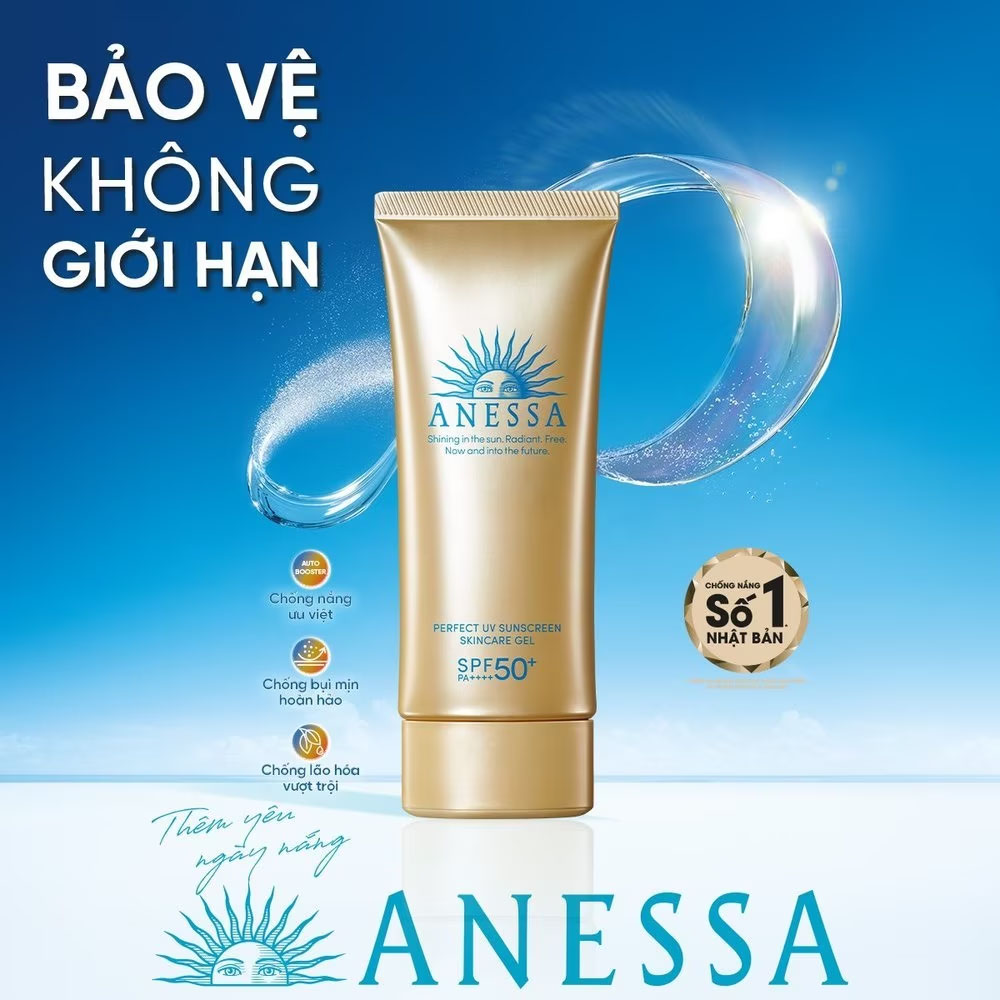 Combo Chống Nắng Anessa Dưỡng Da Bảo Vệ Không Giới Hạn