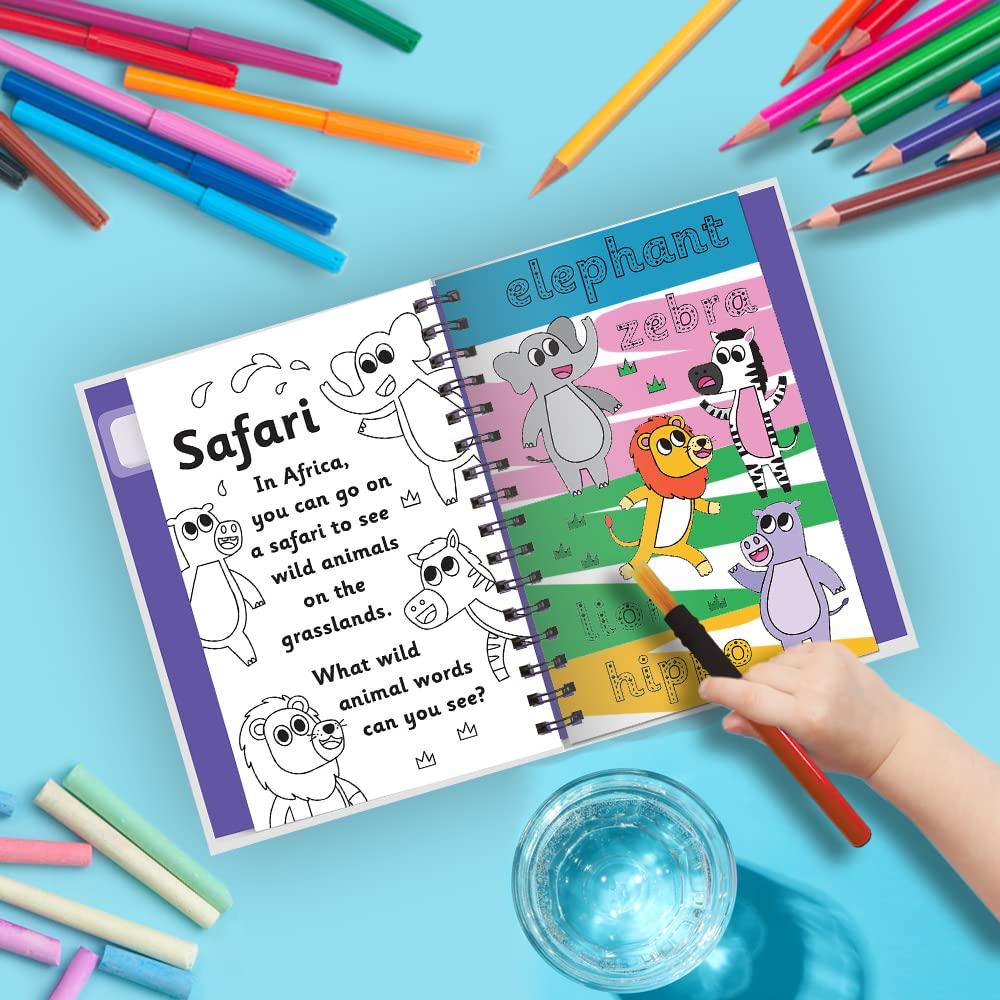 Sách ngoại văn: Early Learning Magic Water Colouring - Animal Friends First Words